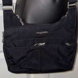 Baggallini Charcoal Messenger Bag